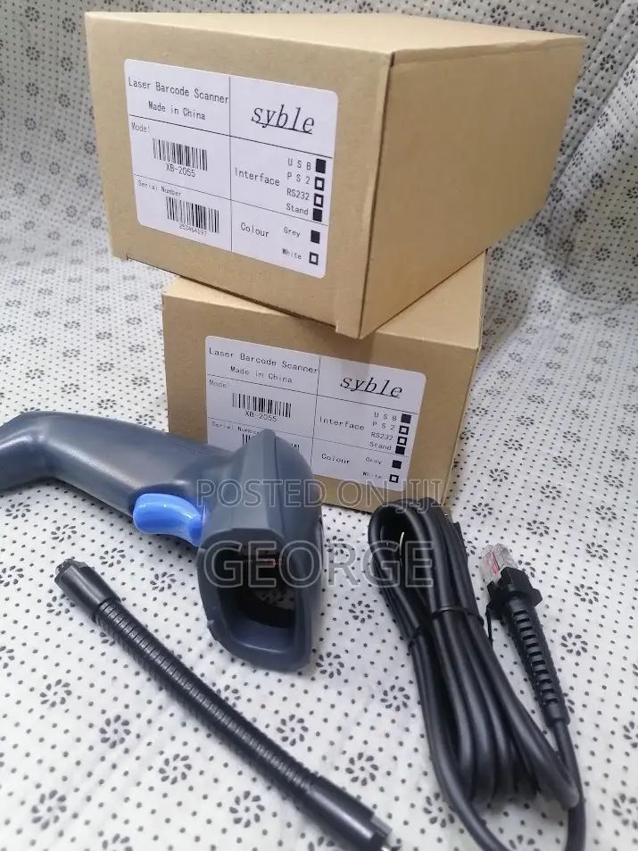 Assured Quality Syble Wired Laser Handheld Barcode Scanner