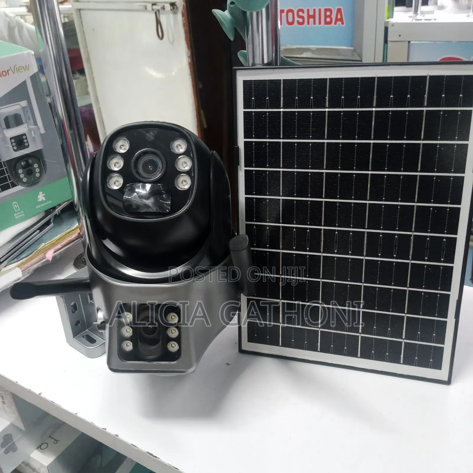 Dual Lens Wifi Outdoor Solar Camera
