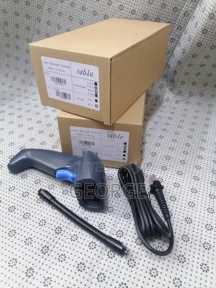 Customized Syble Wired Laser Handheld Barcode Scanner
