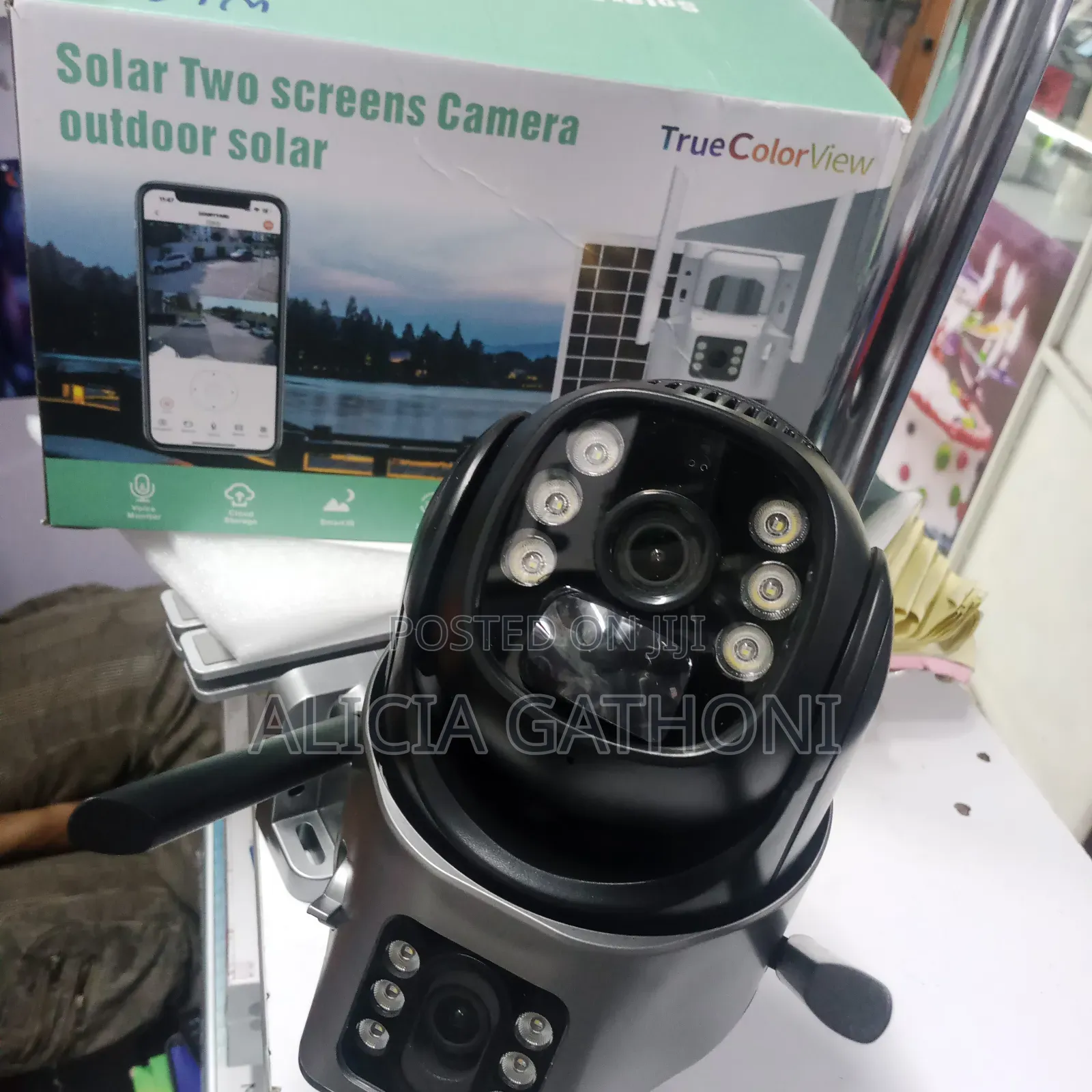 Dual Lens Wifi Outdoor Solar Camera