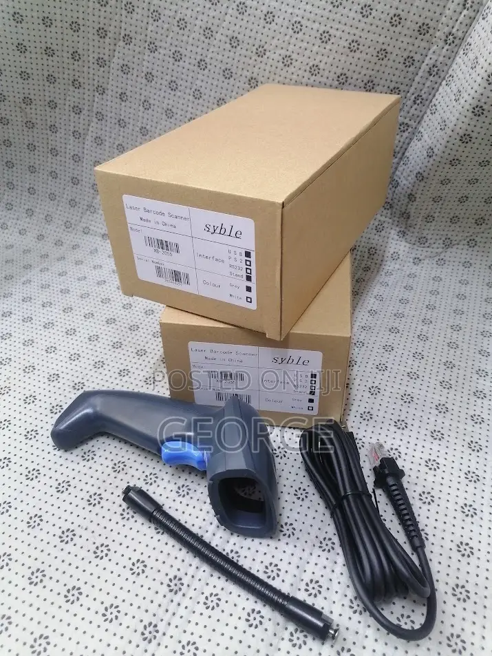 Developed Syble Wired Laser Handheld Barcode Scanner