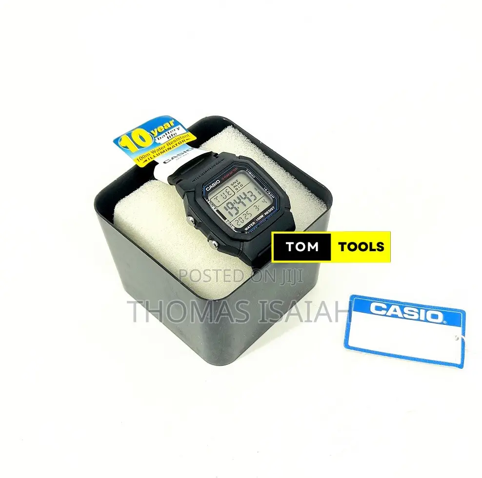 Genuine Casio W-800h-1avdf Dual Time Digital Watch