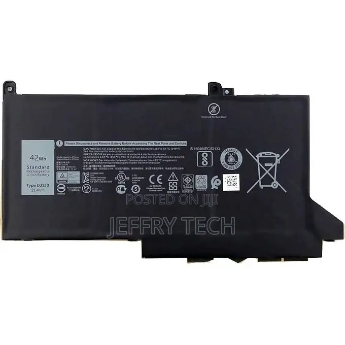 Dell Dj1j0 42wh 3-Cell Laptop Battery Replacement for Latitu