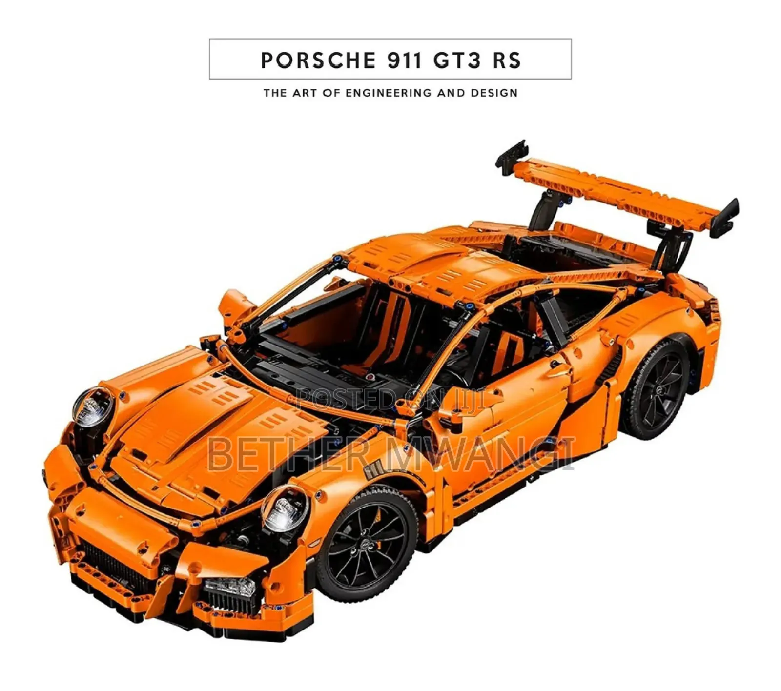 The Lego Technic Porsche 911 Gt3 Rs
