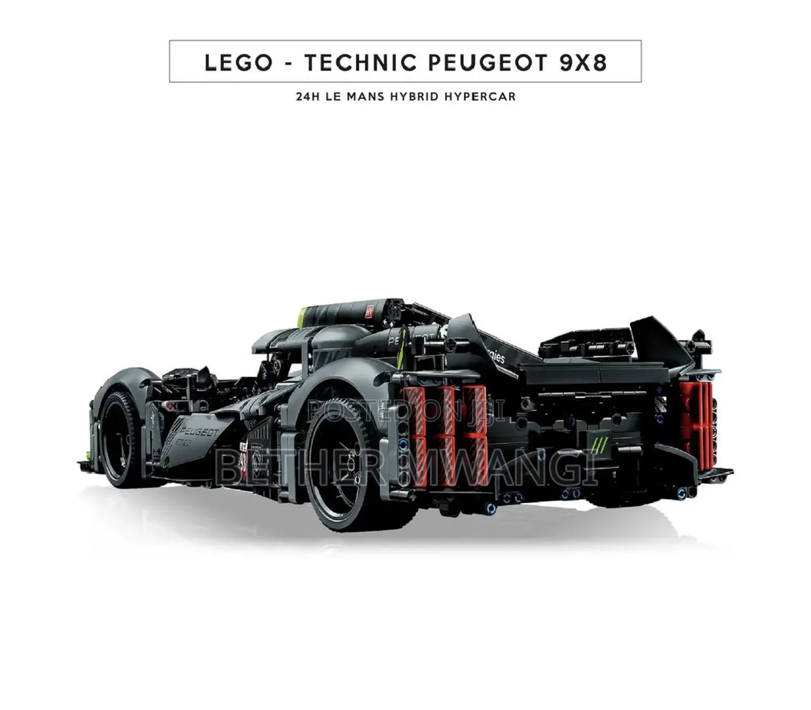 The Lego Technic Peugeot 9×8 in Kenya