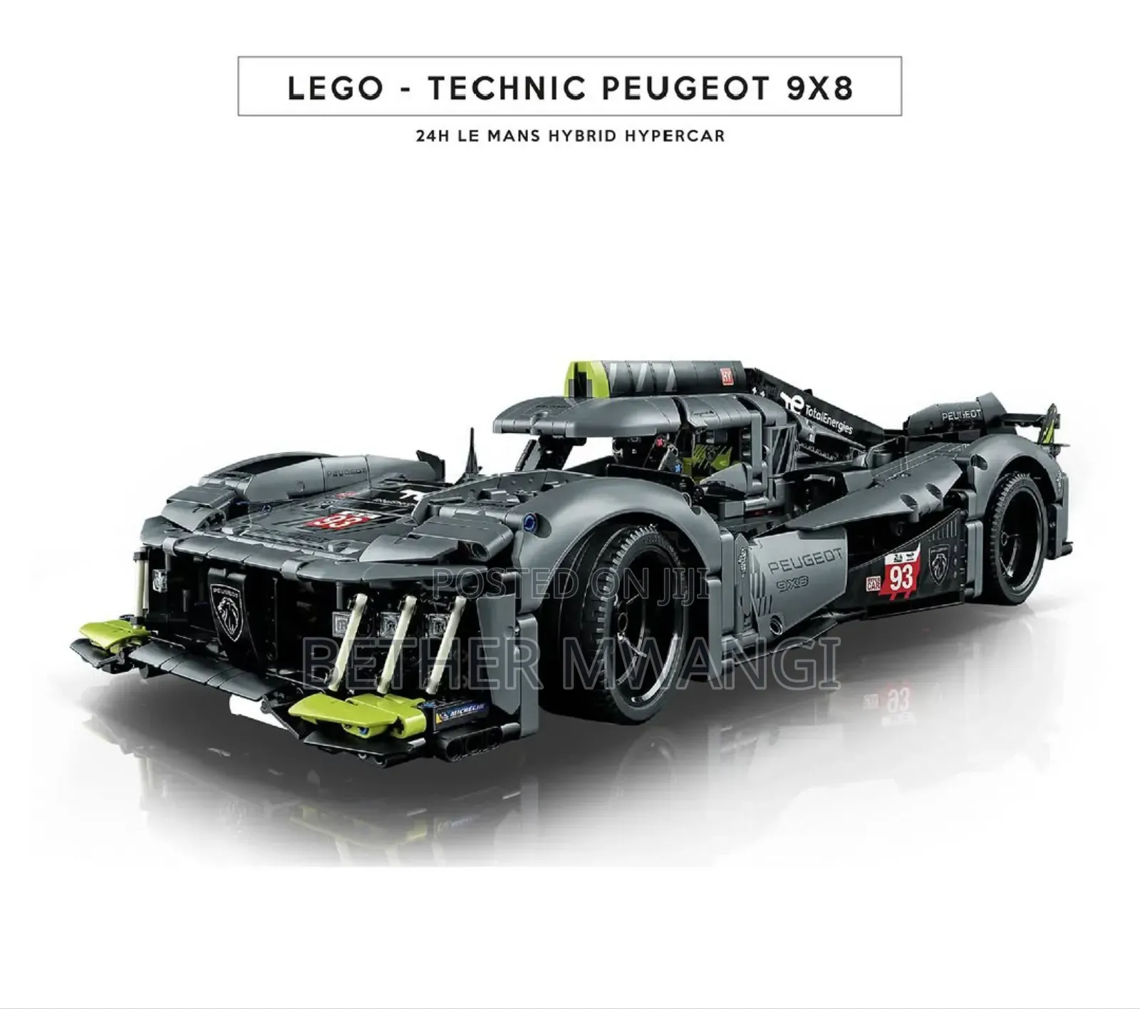 The Lego Technic Peugeot 9×8 in Kenya