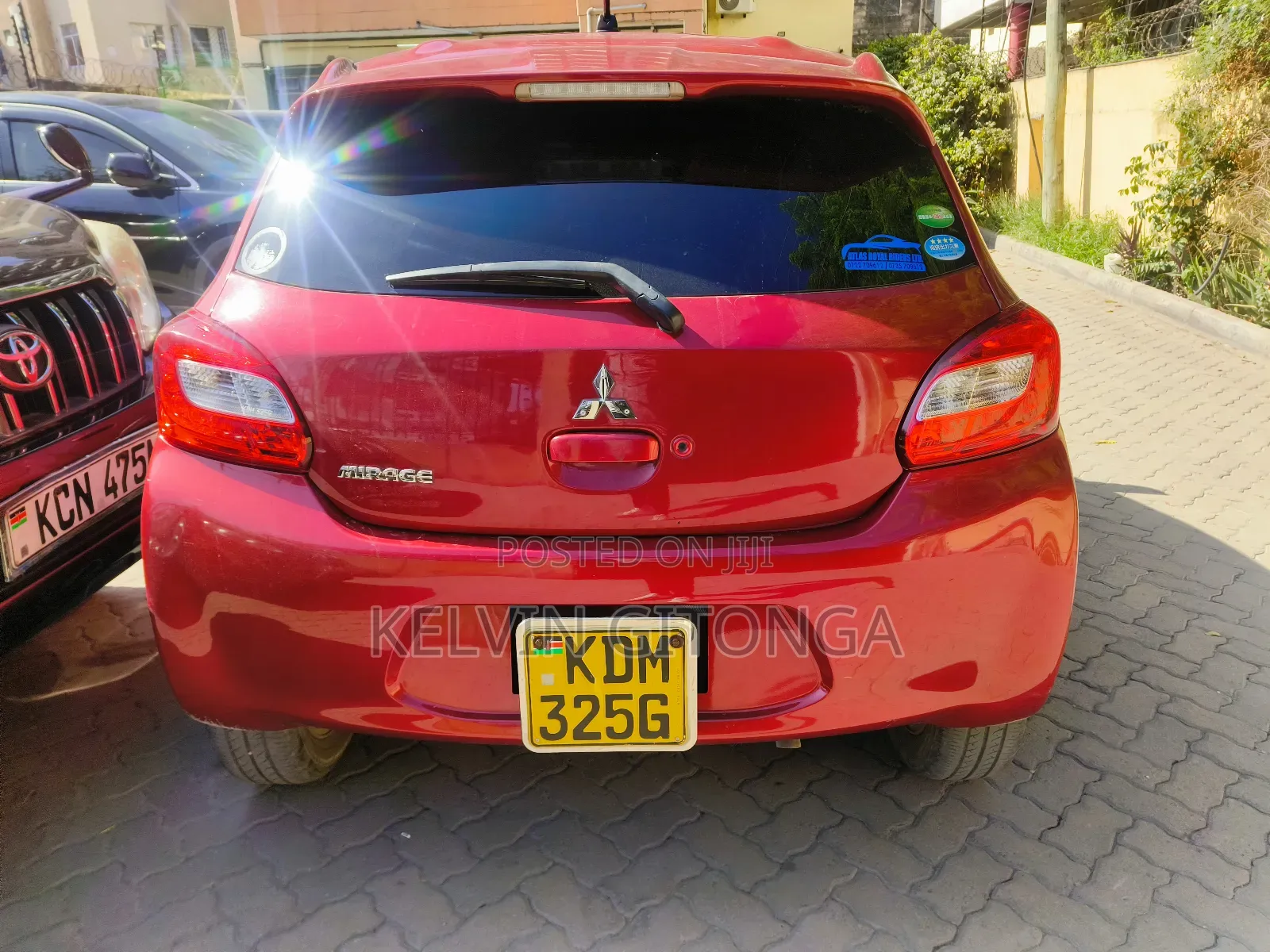 Mitsubishi Mirage 2016 Red