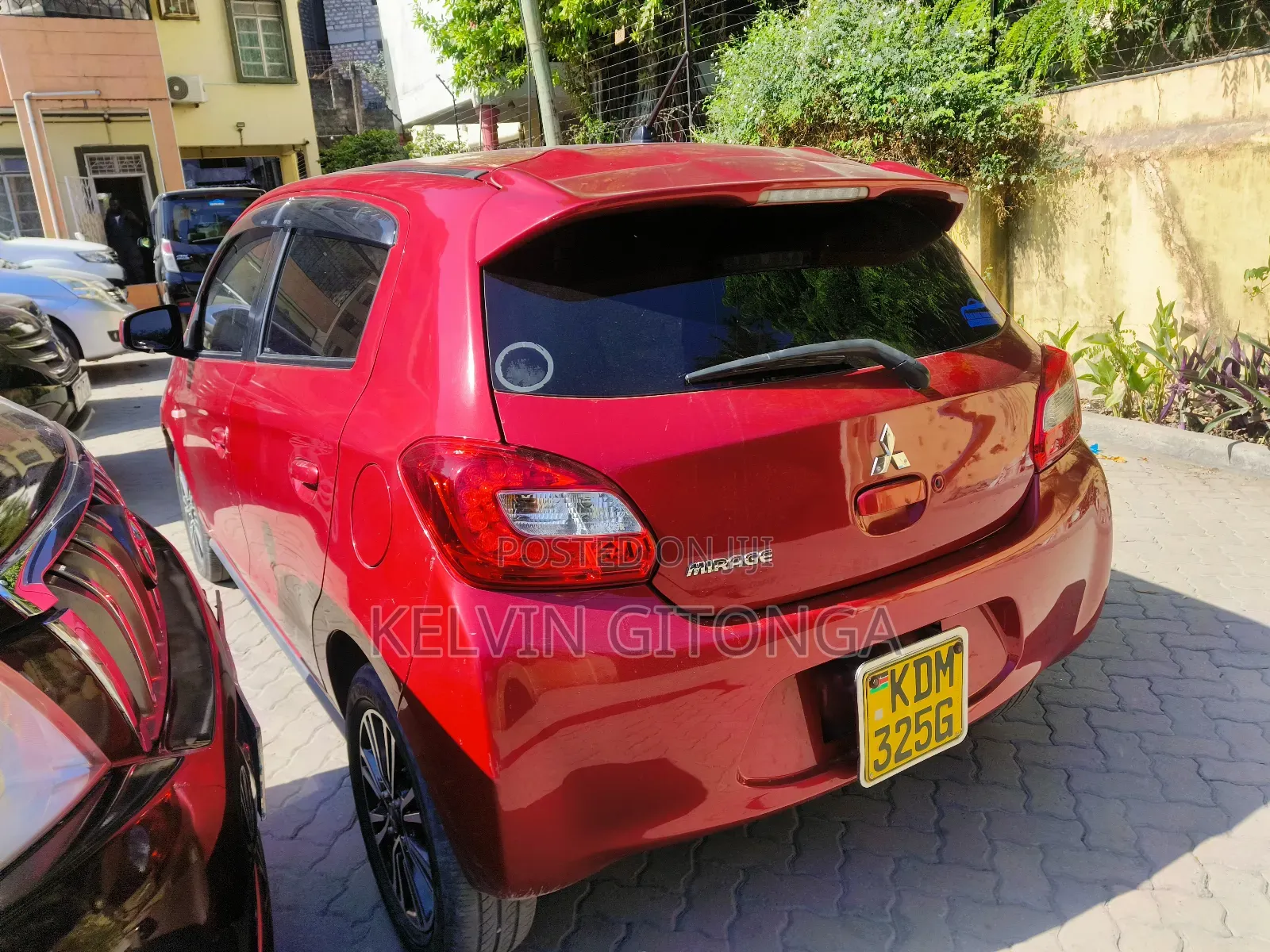 Mitsubishi Mirage 2016 Red