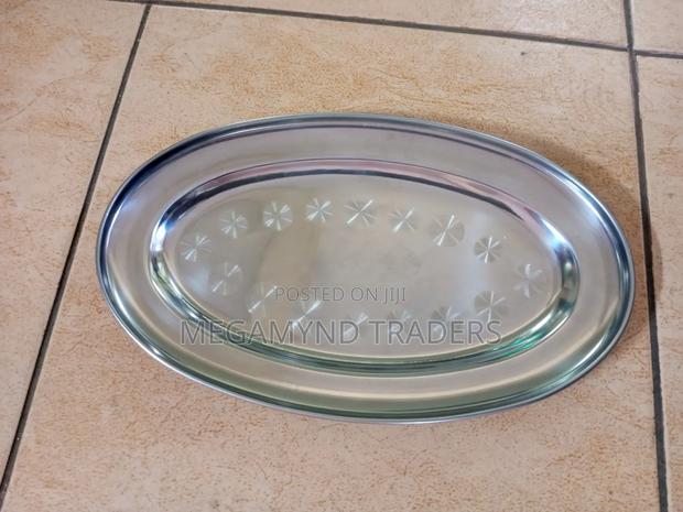 Chips Plates 6pc/Stainless Steel Oval Plates/6pc Hotel Plate