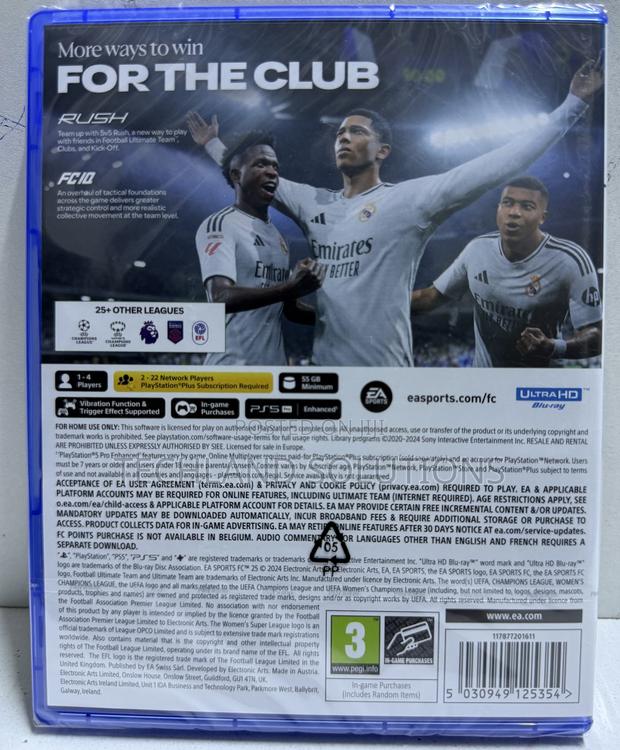 Sealed Fc 25 Disk Ps5 Game - thumbnail 4