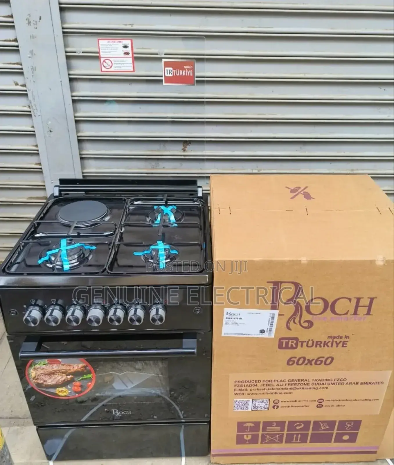 Roch Standing Cooker 60 by 60 3+1