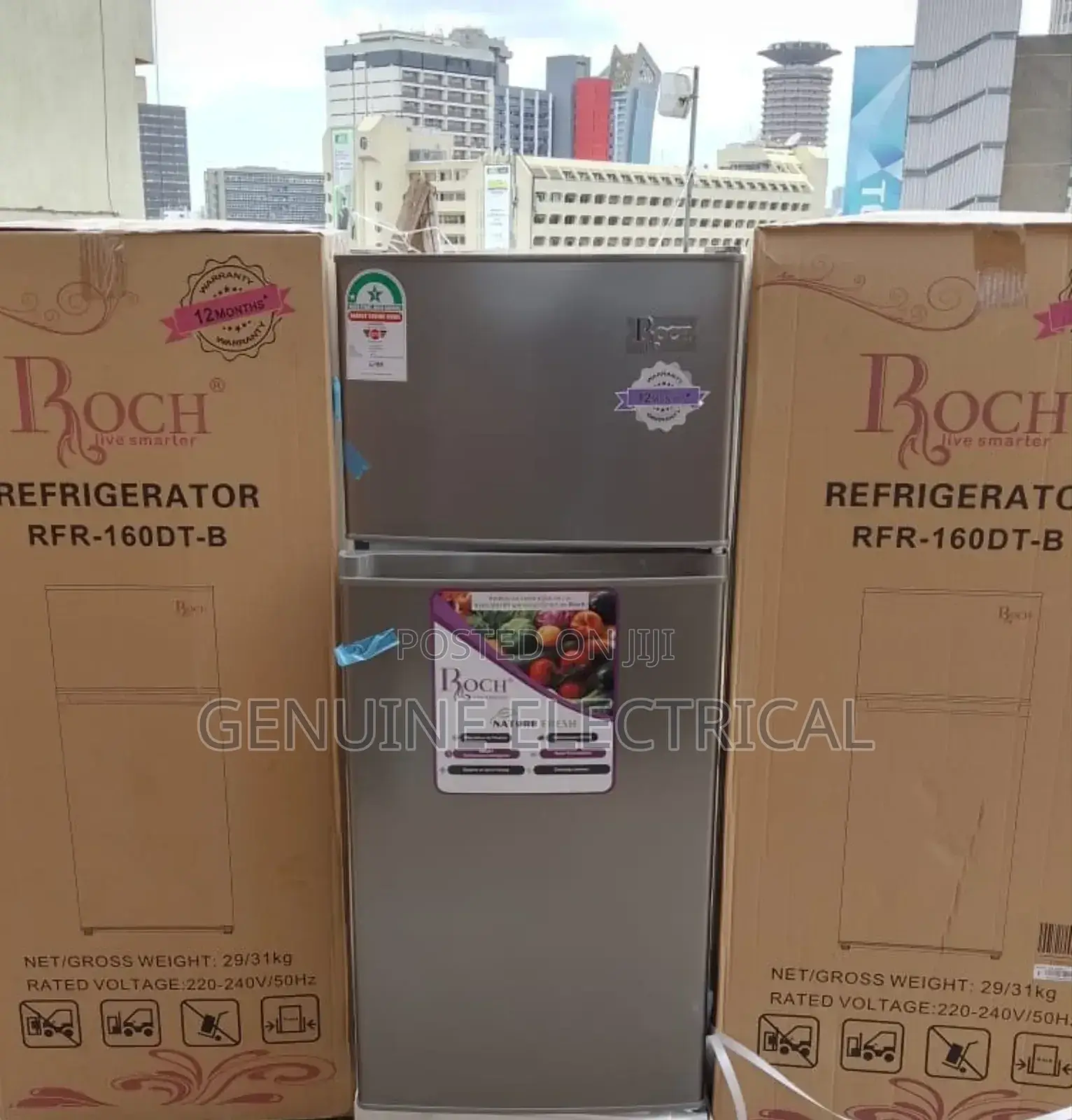 128litres Fridge Roch Double Door