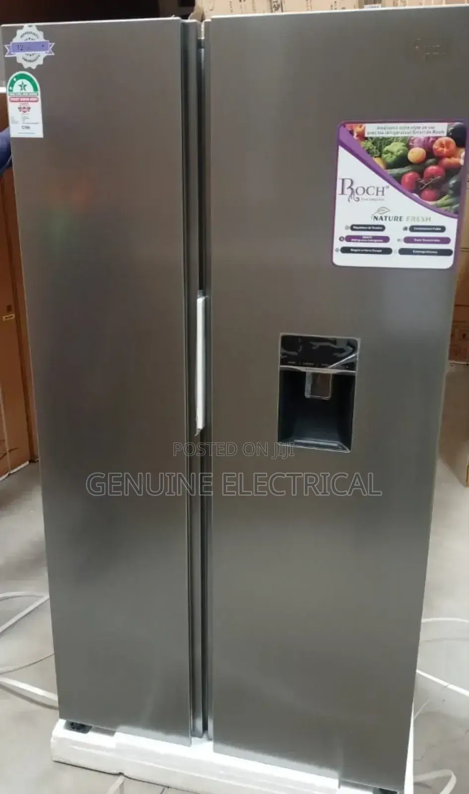 445litres Rosch Side To.Side Fridge