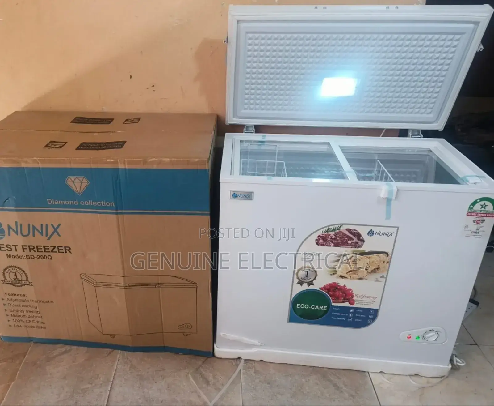 Nunix 200litres Deep Freezer