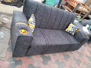 Darkgrey Three Seater Velvet Grey on Sale