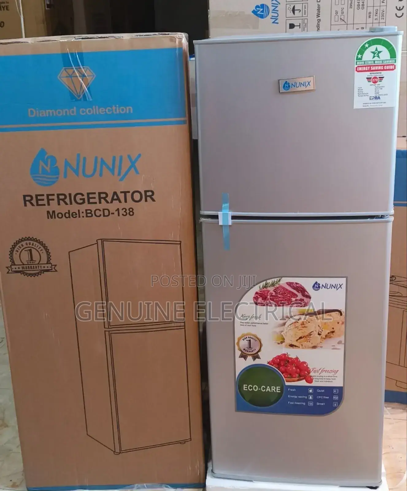 138litres Nunix Fridge