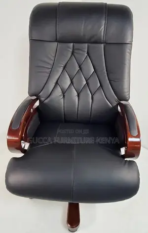 Office Chairs: Genuine Leather Executive Staff Office Chair
