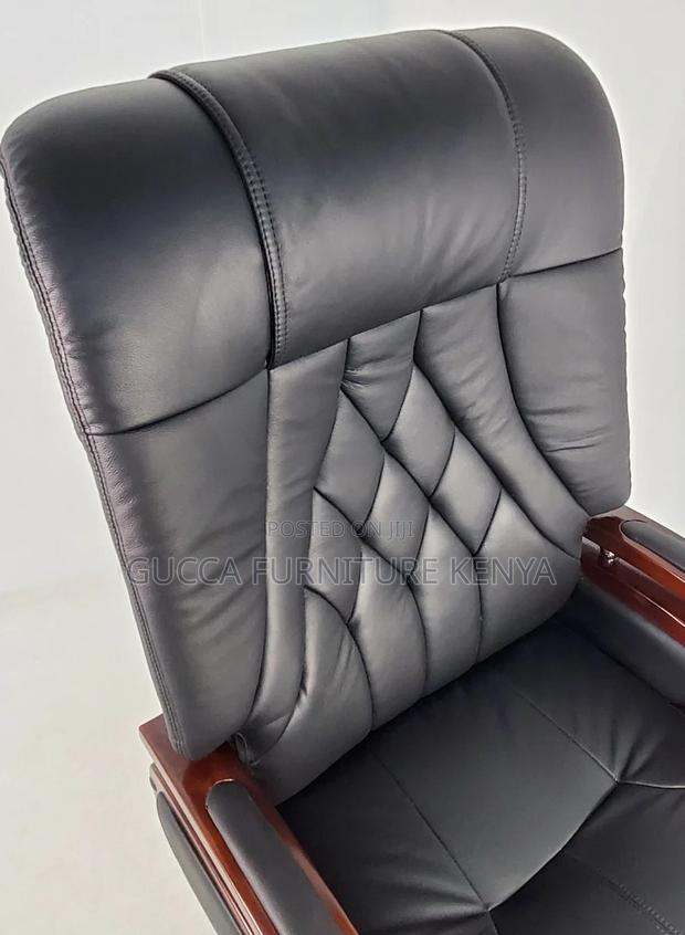 Office Chairs: Genuine Leather Executive Staff Office Chair - thumbnail 6
