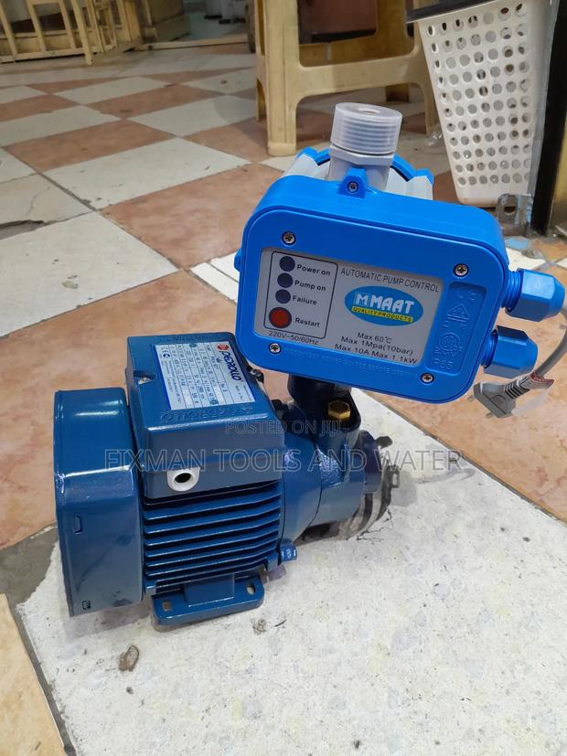 High Pressure Pedrollo 0.5 Hp Pump + Pressure Control Switch - main view