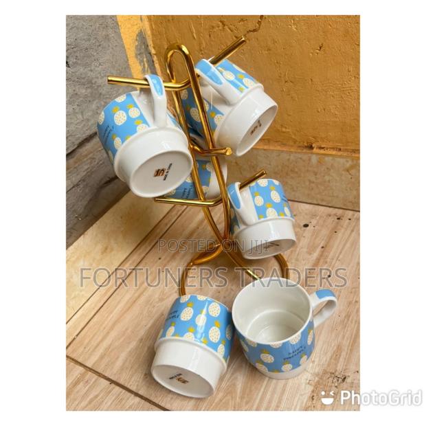 6 PCS Ceramic 350ml Mugs