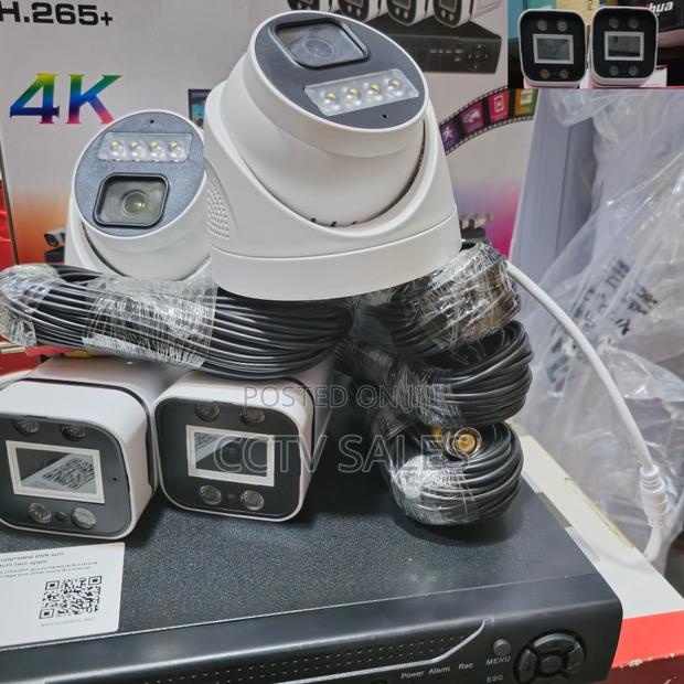 Audio Record 4ch 1080p Full Hd CCTV Cameras Full Kit