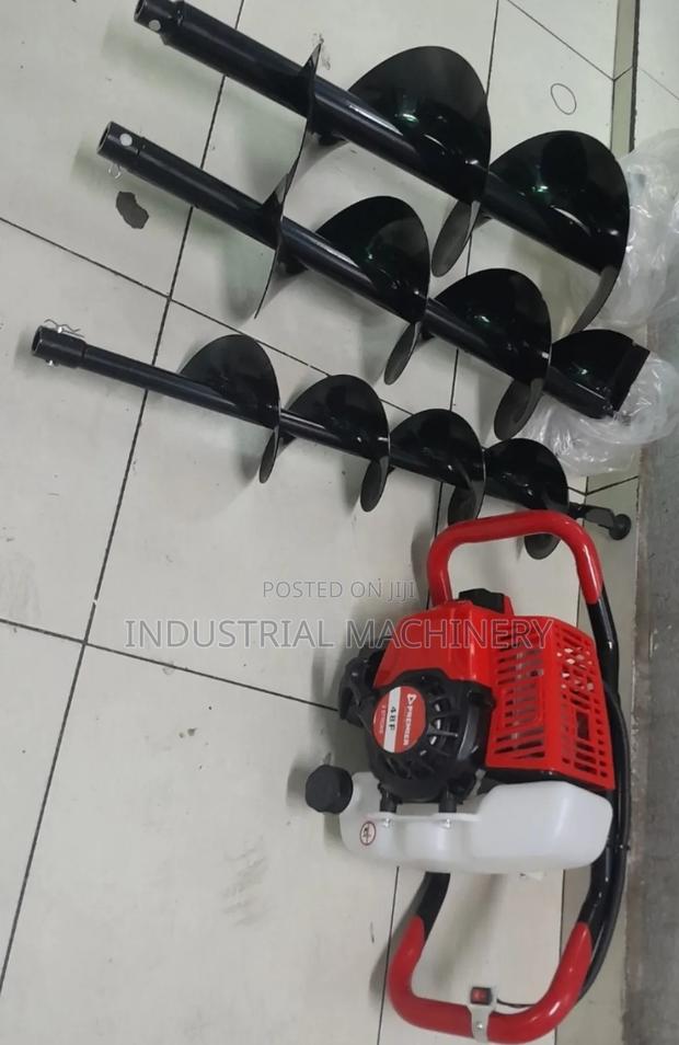 Earth Auger Machine With 3 Bits ~ Heavy Duty - main view