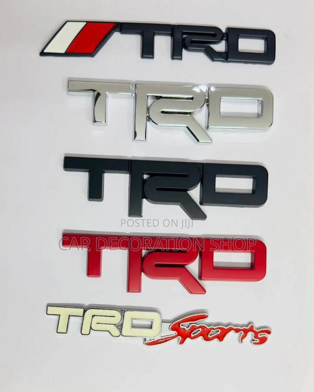 TRD Colored Body Sport Badges