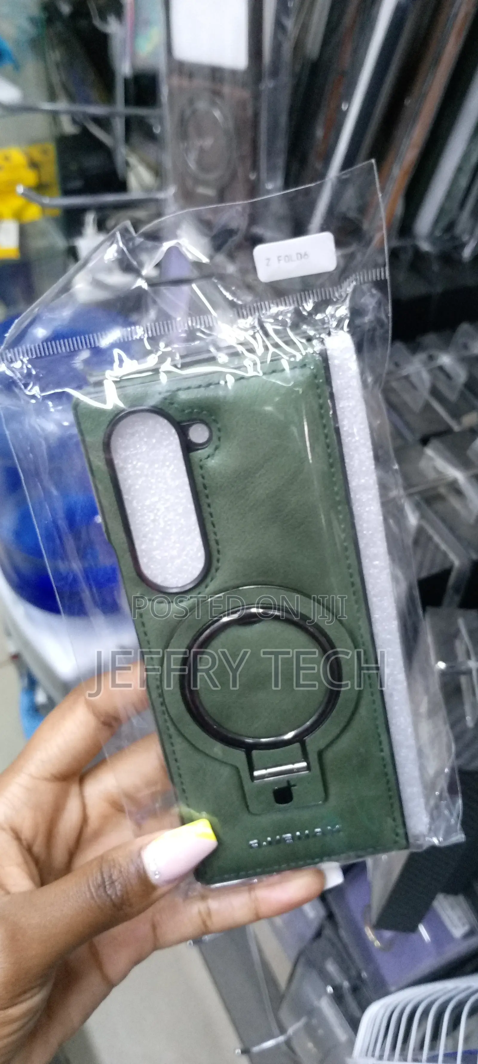 Case Galaxy Z Fold 6 Pu Leather 360° Adjustable Magsafe