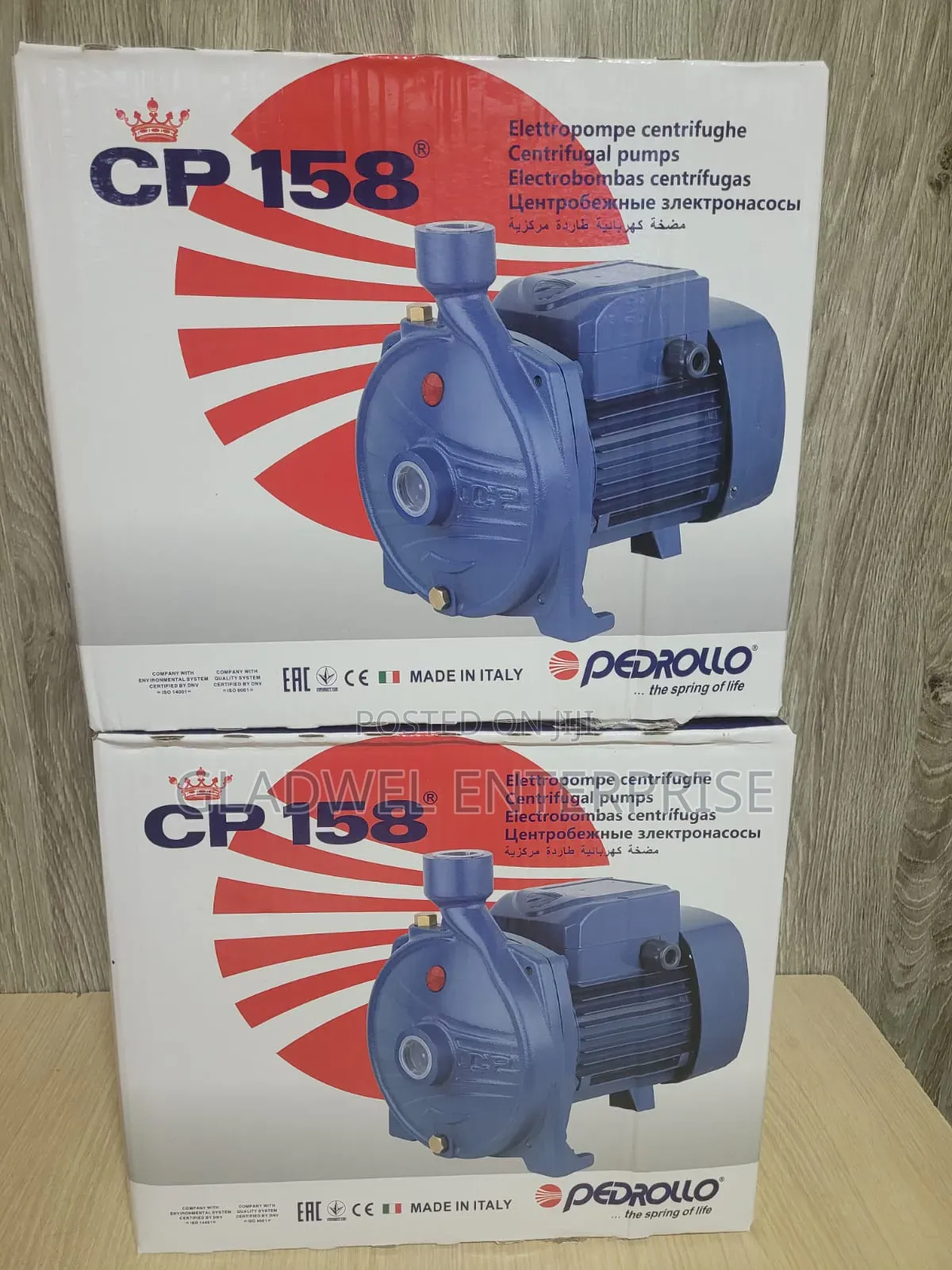 Made in Italy Pedrollo Booster Pump 1hp /Service Pump
