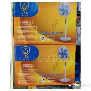 *Urk Stand Fan With Remote