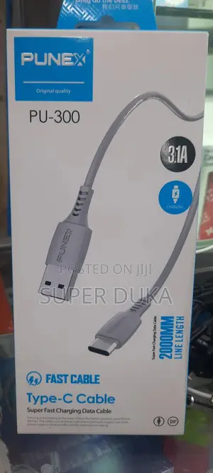 2m Punex Usb to C Fast Charger/Data Cable