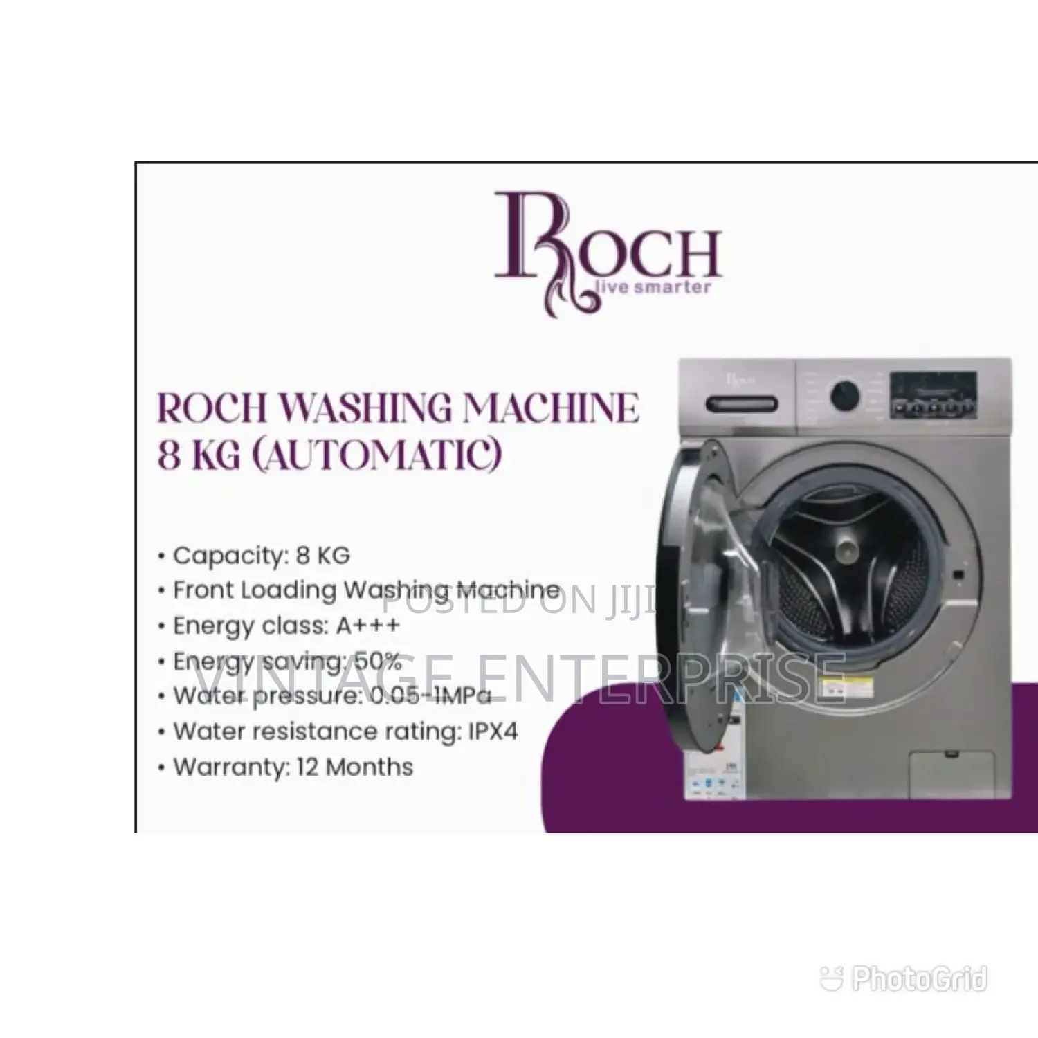 Roch 8kg Washing Machine