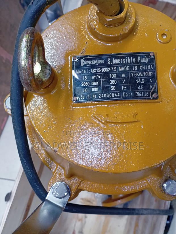 Premier Heavy Duty Submassible Mining Pump 3phase - thumbnail 3