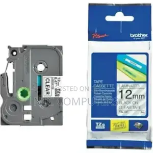 Brotherlaminated 12mm WZC-S131 Black on Clear Label Catrid