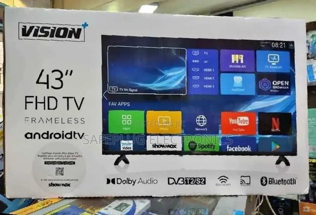 43" Inches Android Tv - Vision Plus Smart, Frameless - thumbnail 2