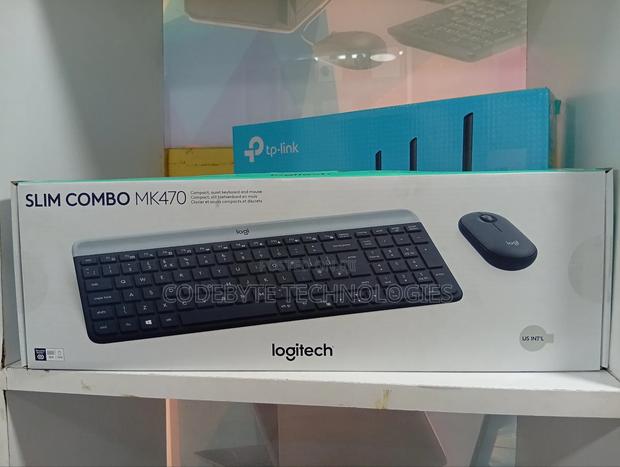 Logitech Slim Wireless Keyboard and Mouse Combo Mk470 - main view