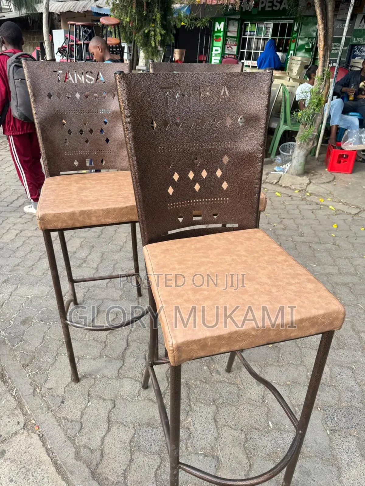 Restaurants And Bar Printed High Chairs Sinatabu