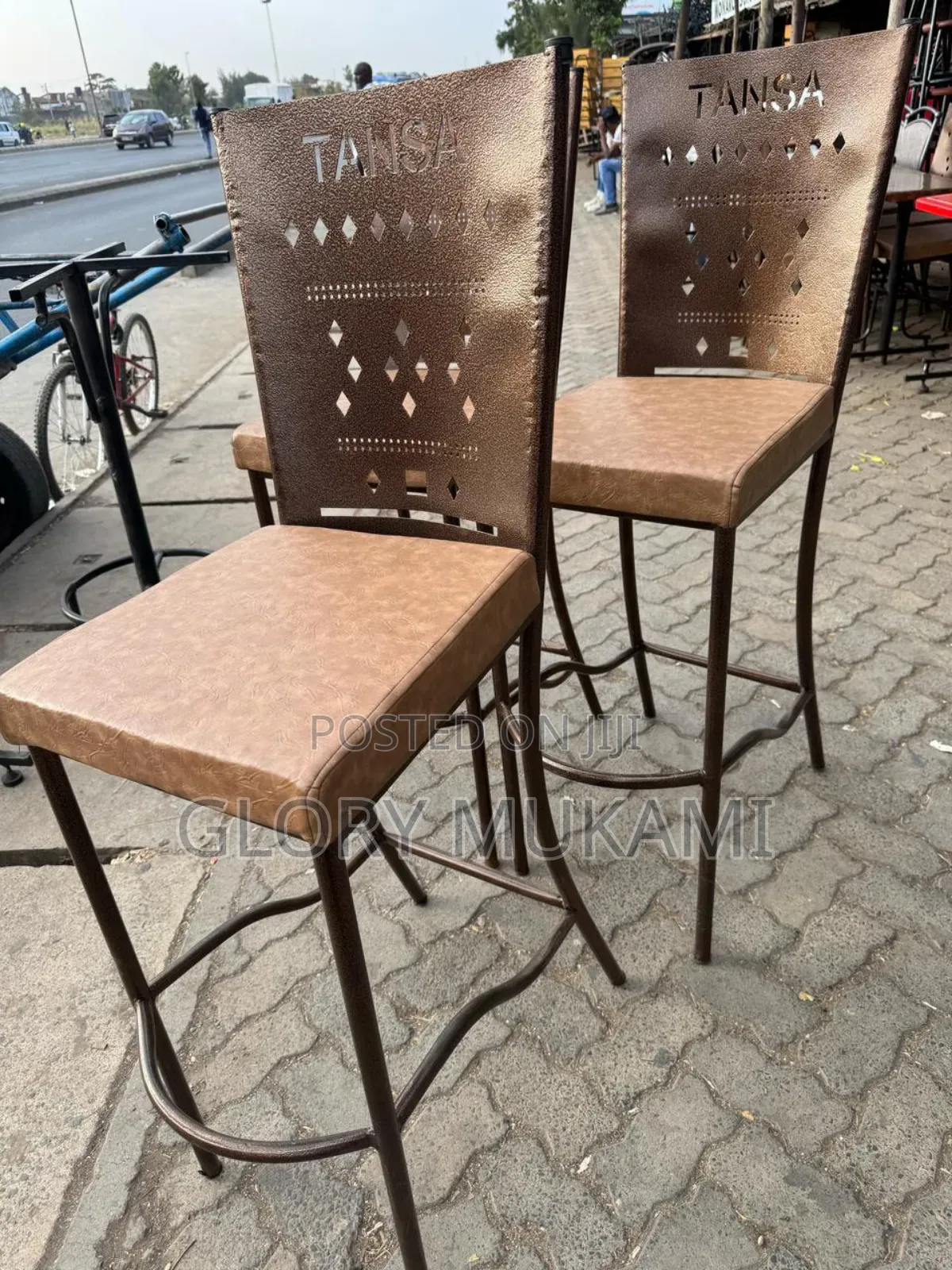Restaurants And Bar Printed High Chairs Sinatabu