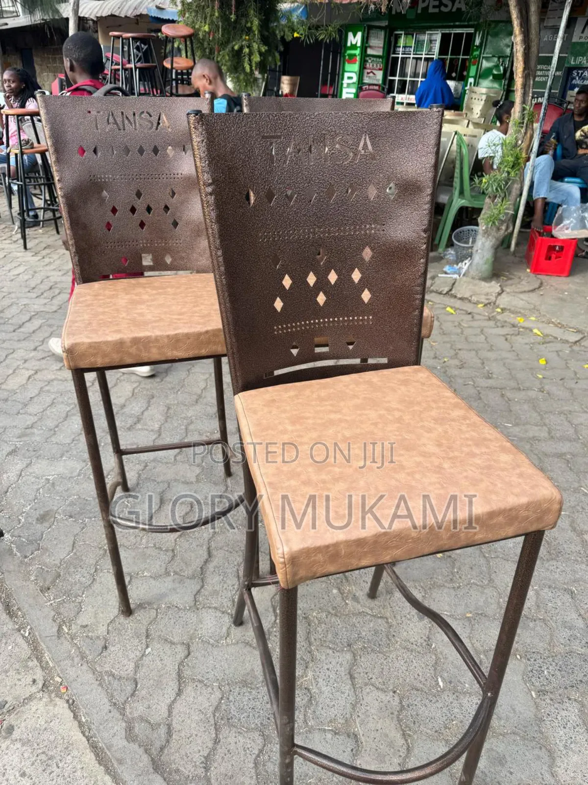 Restaurants And Bar Printed High Chairs Sinatabu