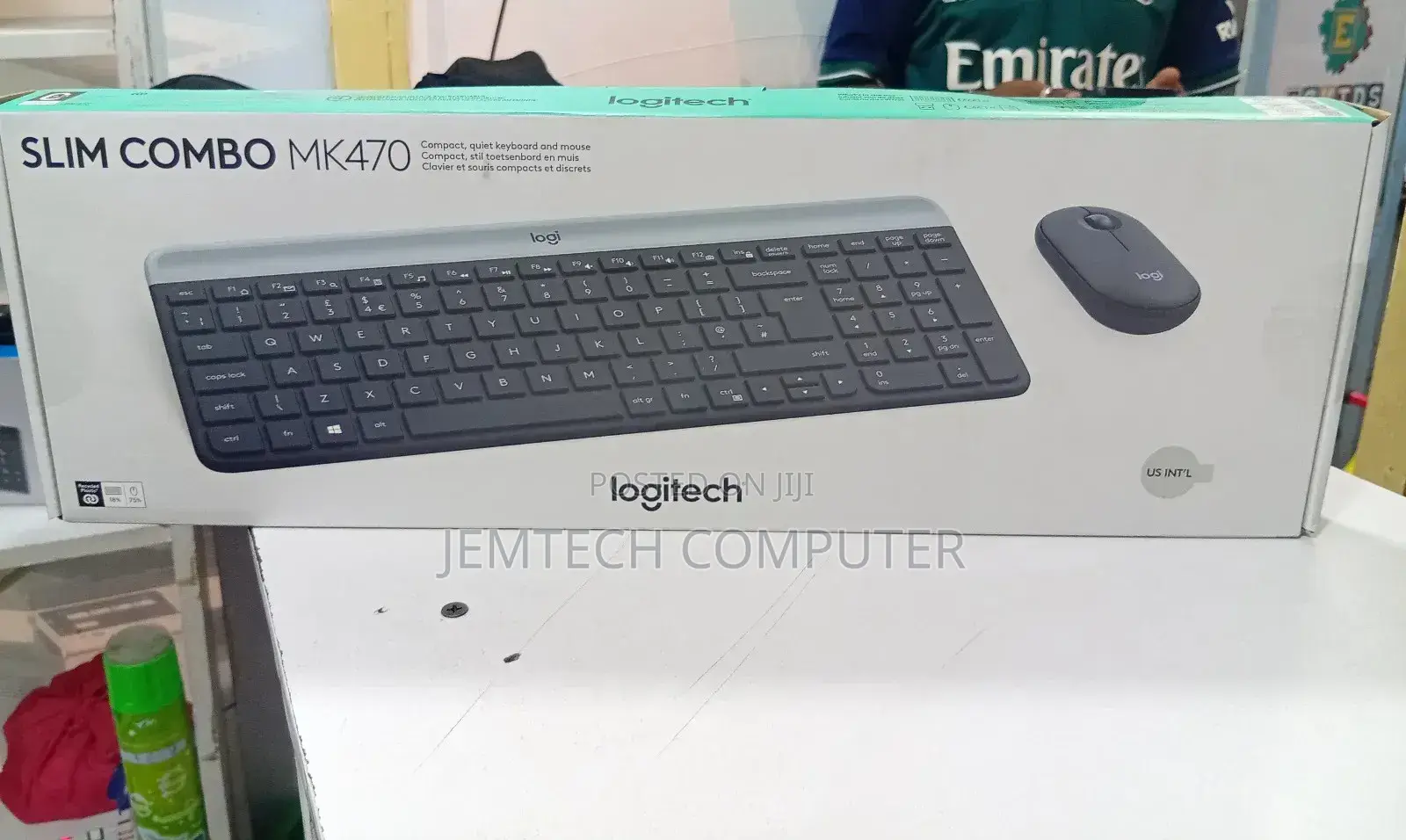 Logitech Slim Wireless Keyboard and Mouse Combo Mk470