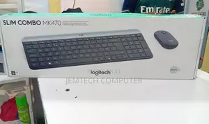 Logitech Slim Wireless Keyboard and Mouse Combo Mk470