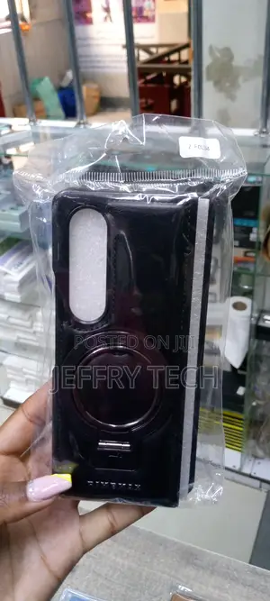 Galaxy Z Fold 4 Pu Leather Case With With 360°Magnetic Stand