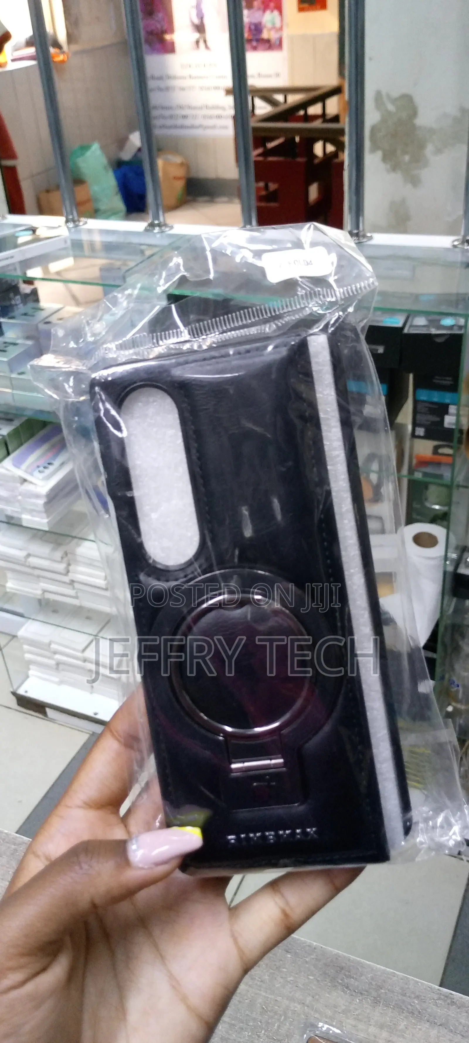 Galaxy Z Fold 4 Pu Leather Case With With 360°Magnetic Stand