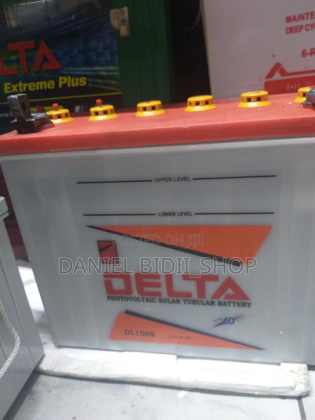 Delta 12v100ah Photovoltaic Solar Tubular Battery