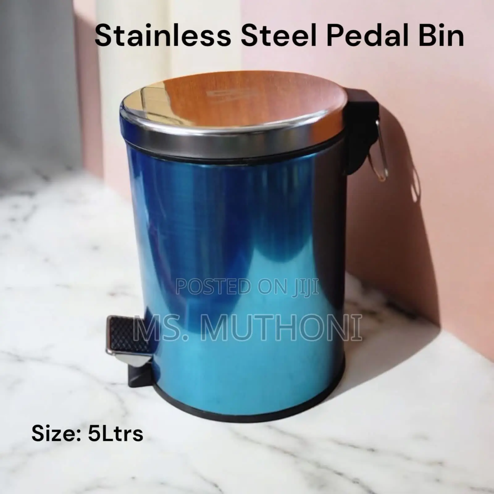 Hmba106 5ltr Stainless Steel Pedal Bin