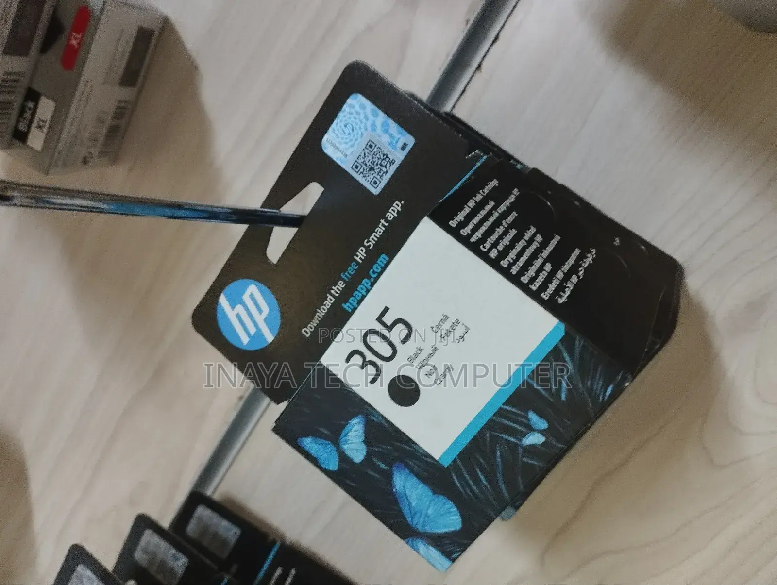 Hp Deskjet 305 Black Ink Catridge