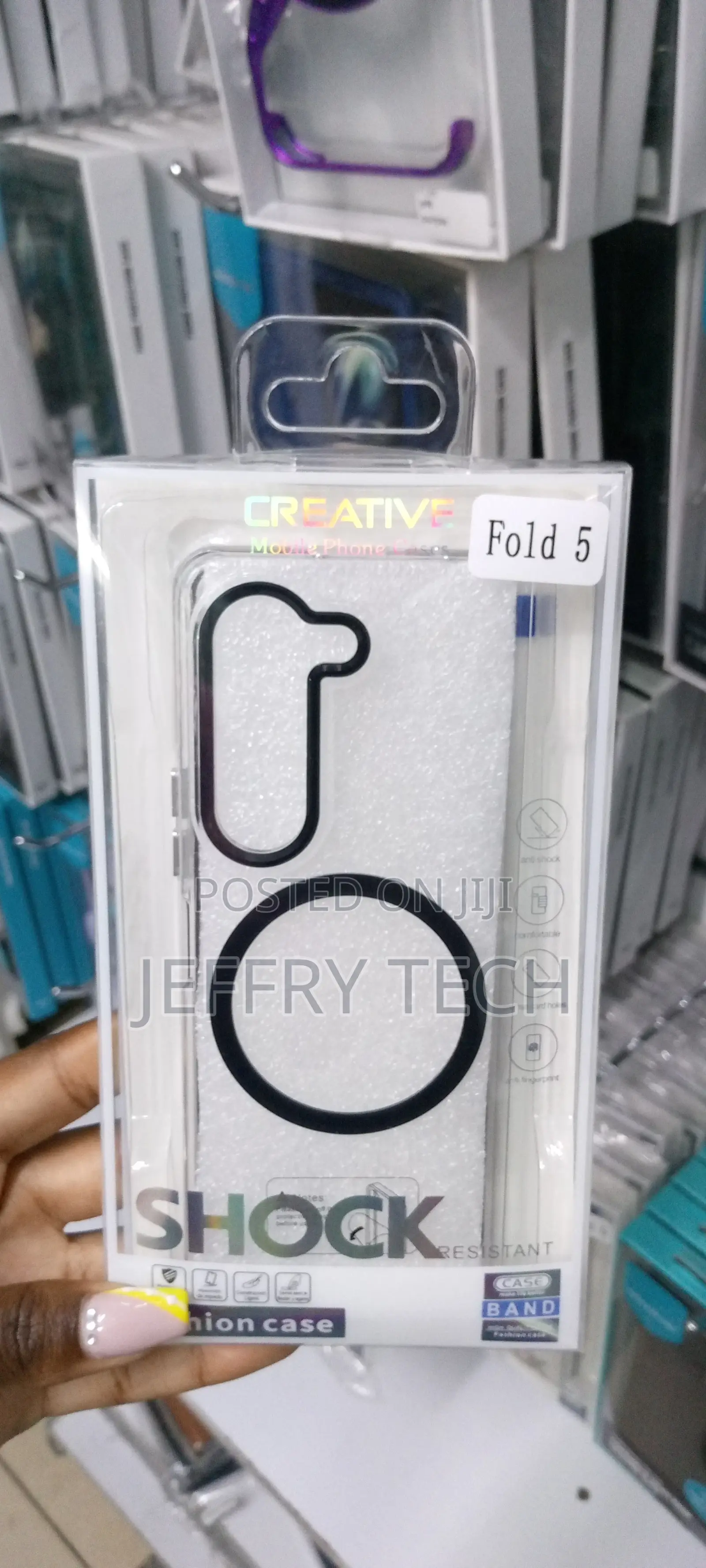 Magsafe Clear Hard Shell Case for Samsung Galaxy Z Fold 5