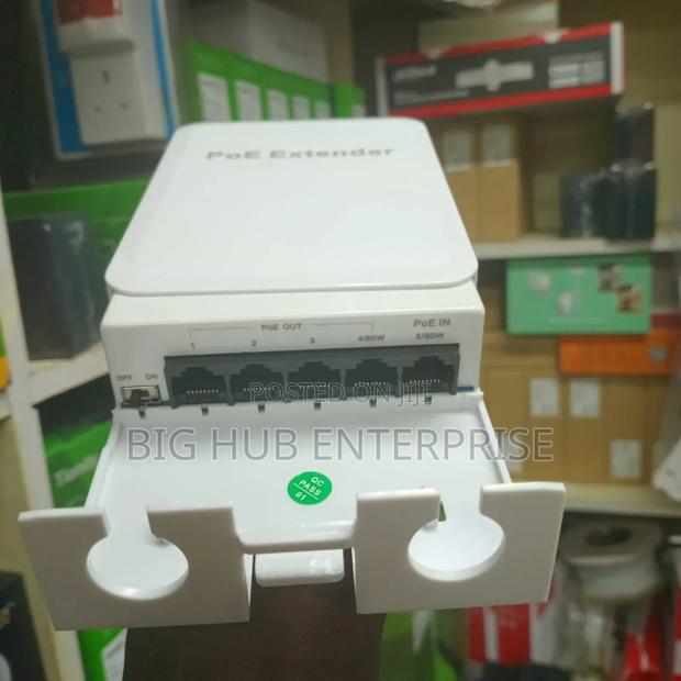 *Poe Extender 5 Port Outdoor Water Proof*
- _One Input