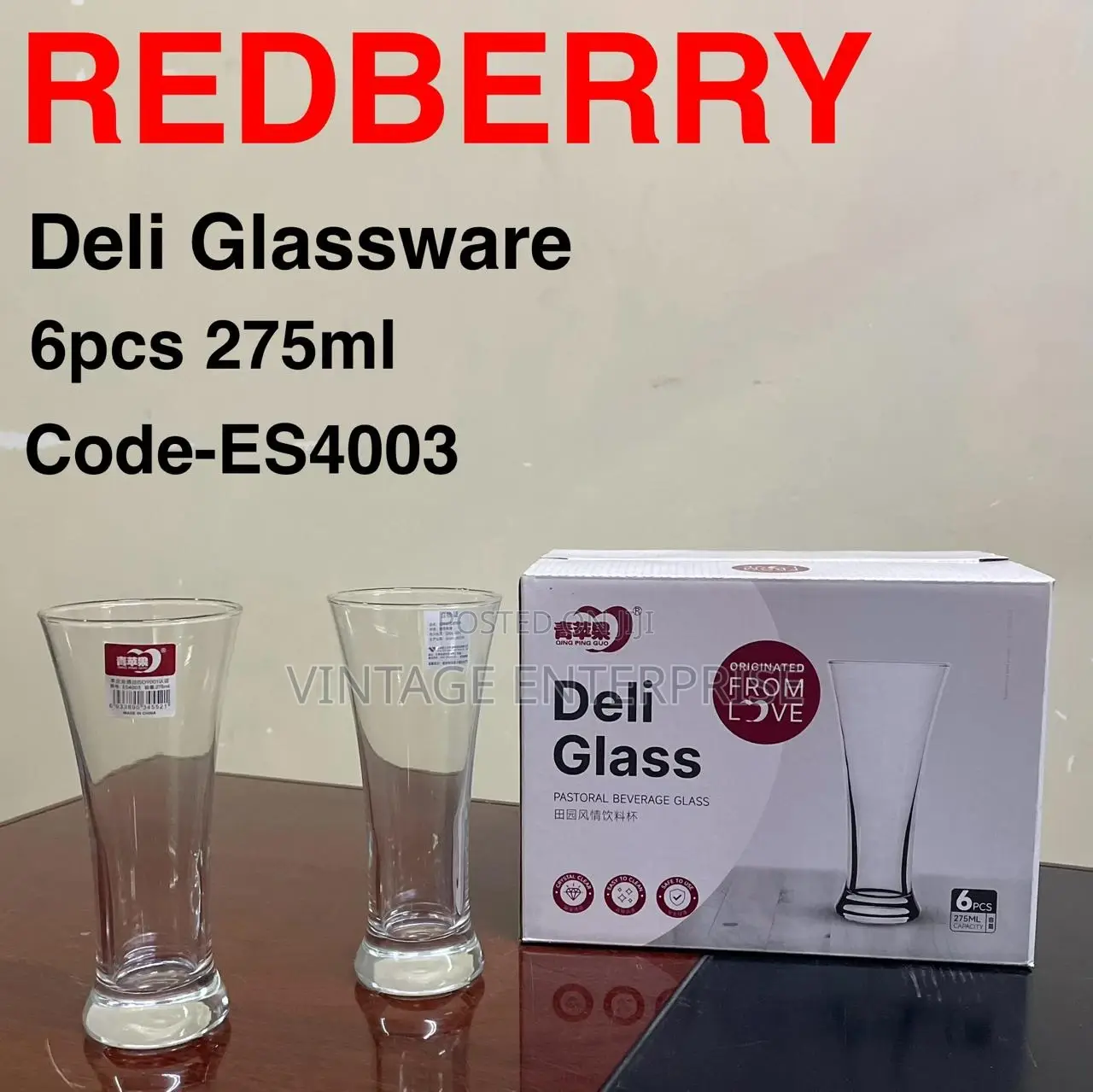 Deli Glass *6pcs