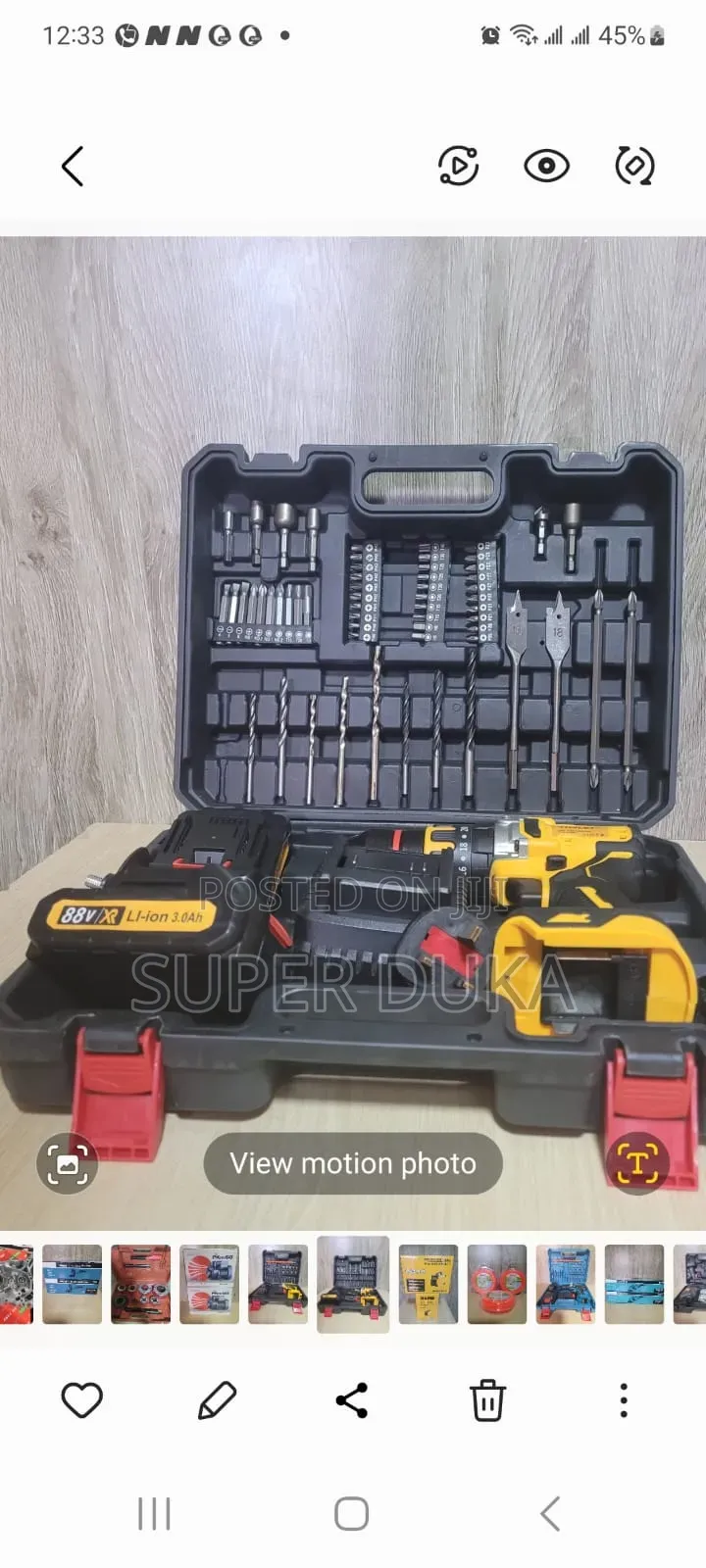 Dewalt Drill Set.36v With Hammer